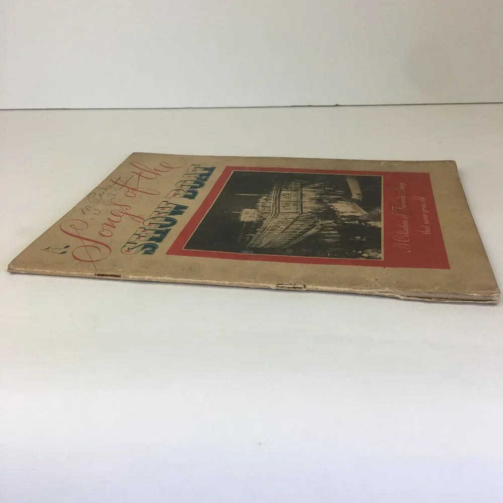 Vtg 1930s Songs of the Showboat Sheet Music‎ Book